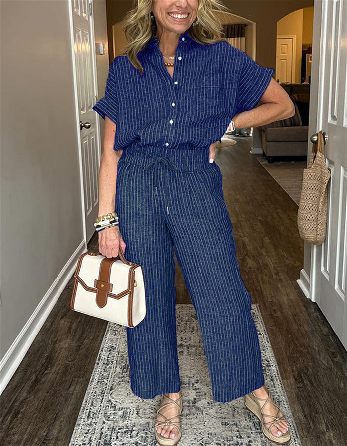 Striped Suit Set