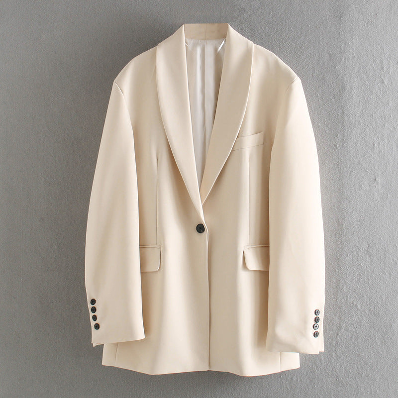 Blazer de bureau drapé