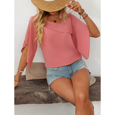 Women's V-Neck Work Blouse