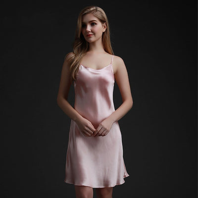 Chemise de nuit en soie