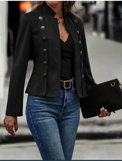 Solid Color Retro Jacket