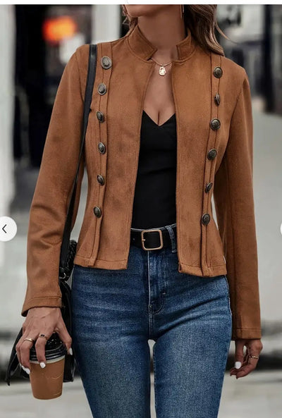 Solid Color Retro Jacket