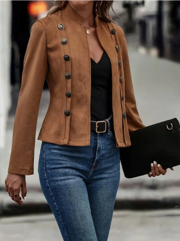 Solid Color Retro Jacket