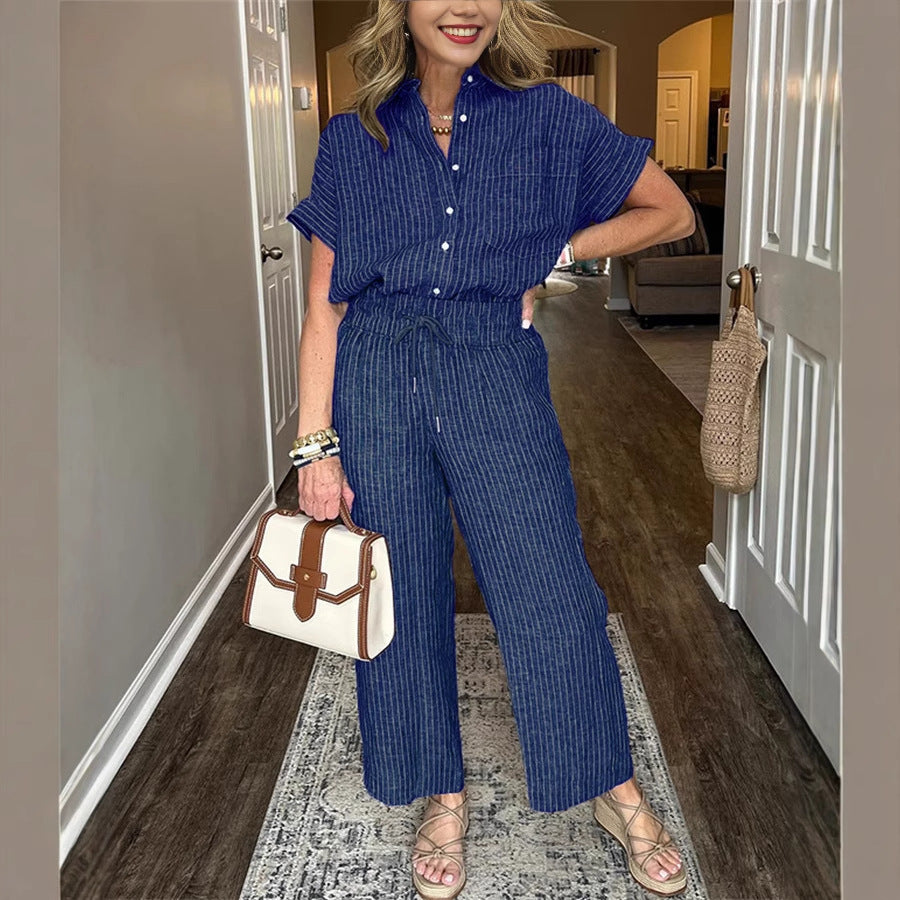 Striped Suit Set