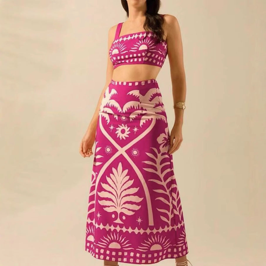 Robe imprimée chic