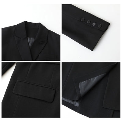 Draped Flutter Blazer