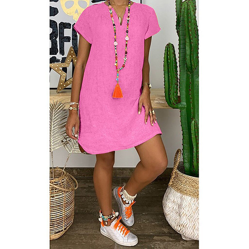 Solid Color Sundress – Women