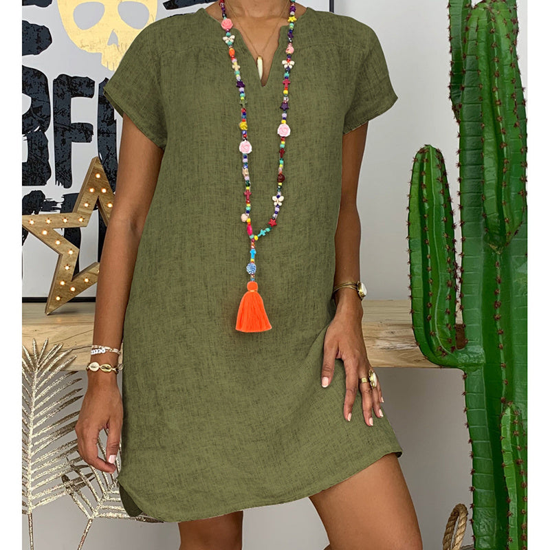 Solid Color Sundress – Women
