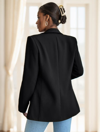 Blazer simple à col châle