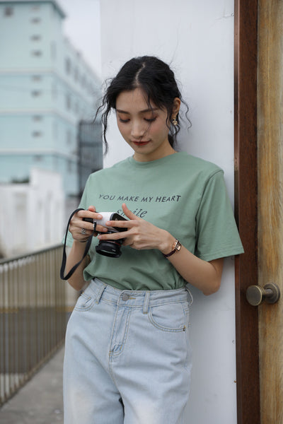 White Text T-Shirt