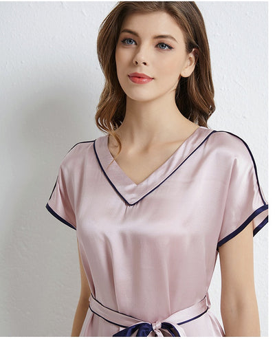 Chemise de nuit en soie