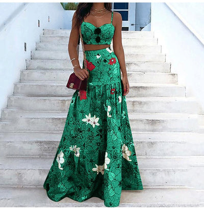 Floral Skirt Set