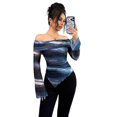 Knitted Off Shoulder Fit