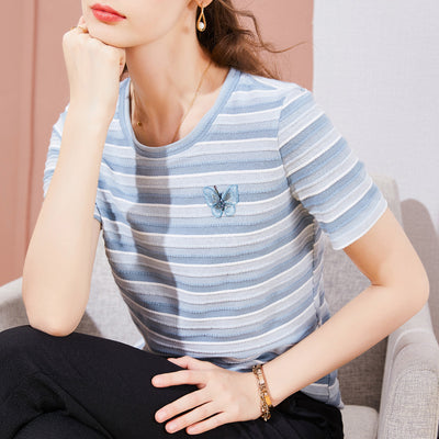 Butterfly Stripe Tee