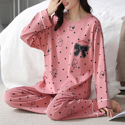 Printed Pajama Set