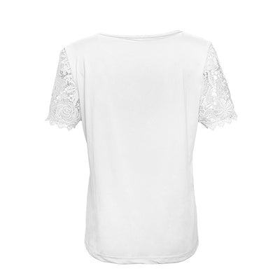 Short Sleeve Lace Top – Women
