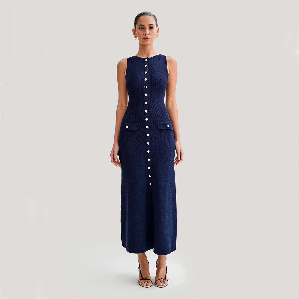 Knitted Slim Maxi Dress