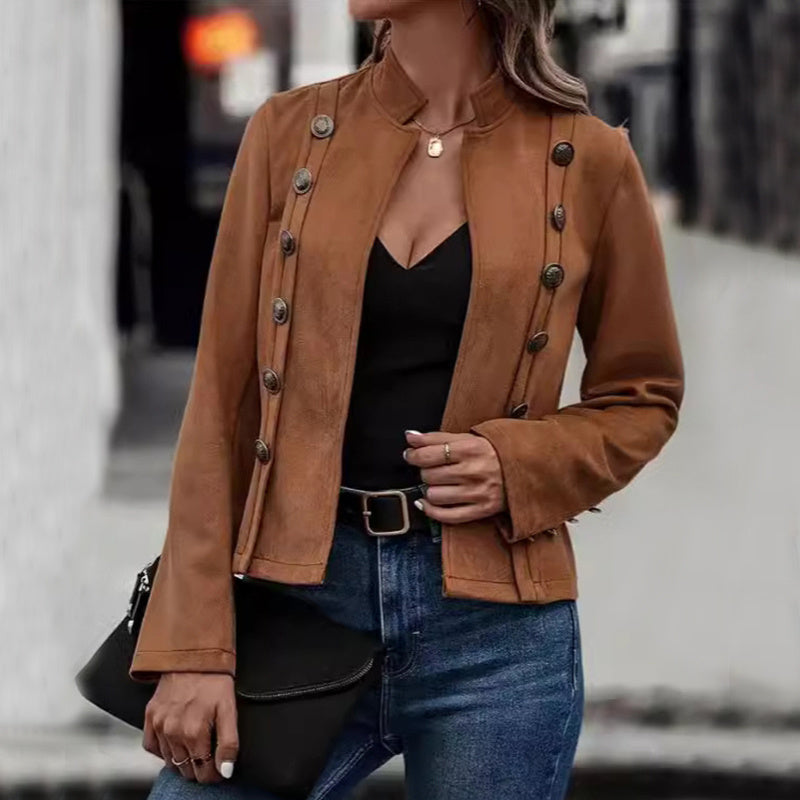 Solid Color Retro Jacket