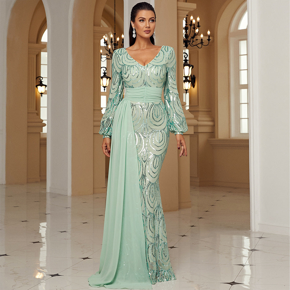 Robe élégante à paillettes