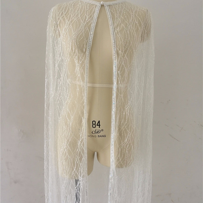 Robe à paillettes croisées