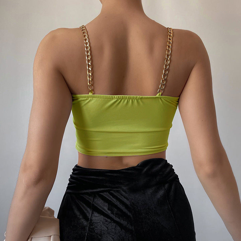 Chain Off Shoulder Top