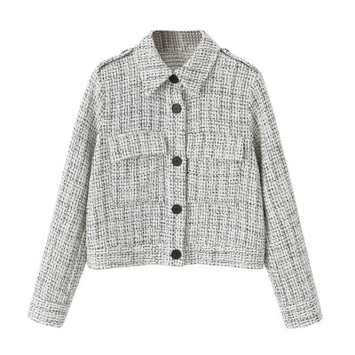 Blazer en tweed chic