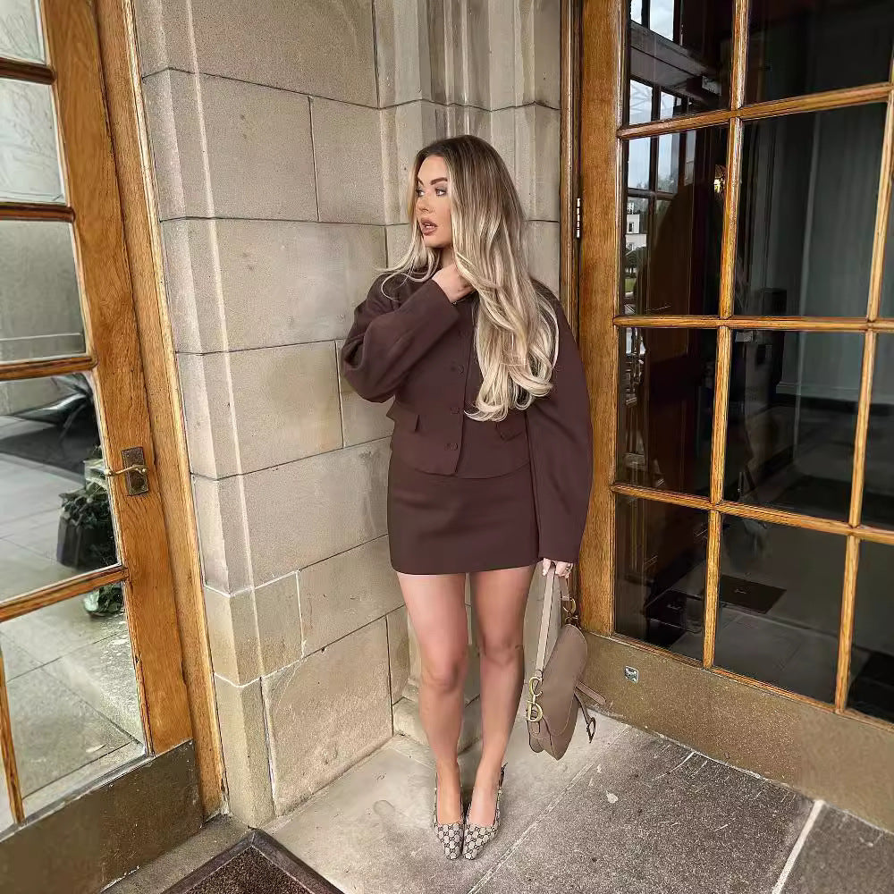 Tailleur jupe pour femme