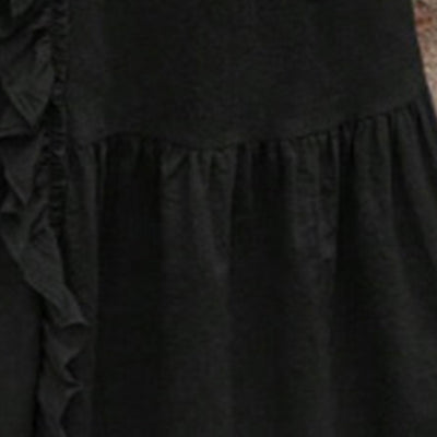 Ruffled V-Neck Maxi