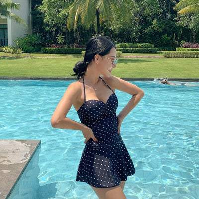 Polka dot halter bikini - Shé Hauté