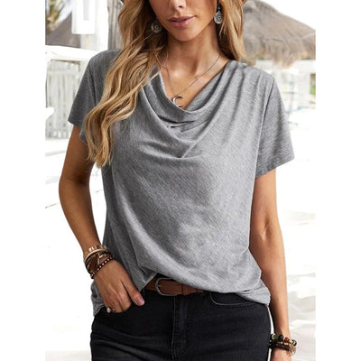 Ladies Cowl Neck Blouse