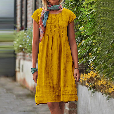 Solid Straight Dress