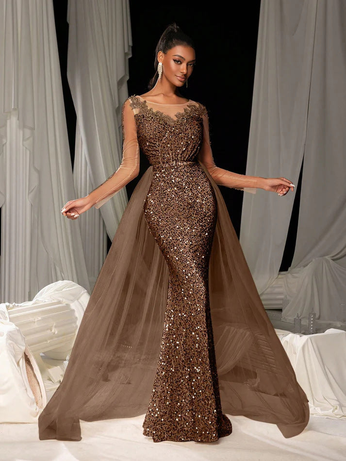 Women's Dance Lace Party Evening Dress - Shé Hauté