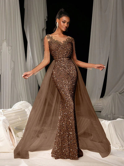 Women's Dance Lace Party Evening Dress - Shé Hauté