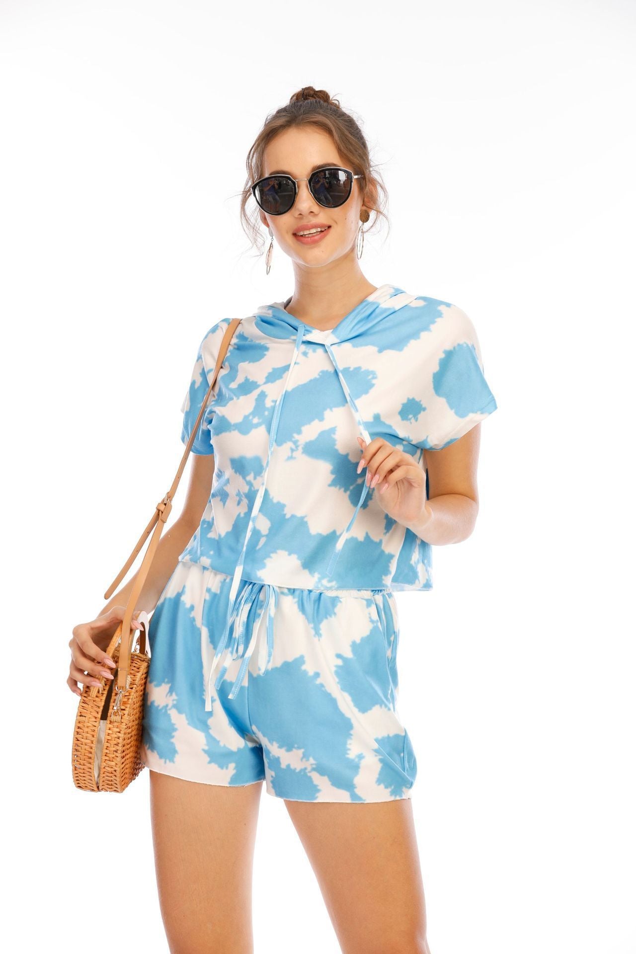 Ensemble de salon tie-dye
