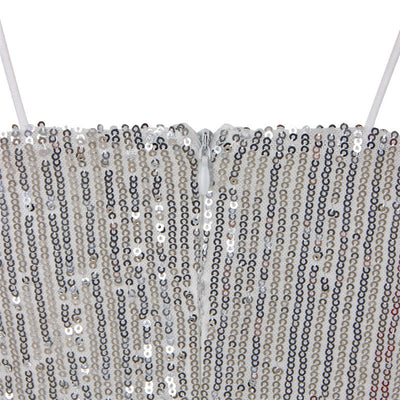 Sequin Strap Dress