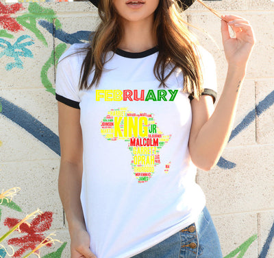 Africa Map Print Tee