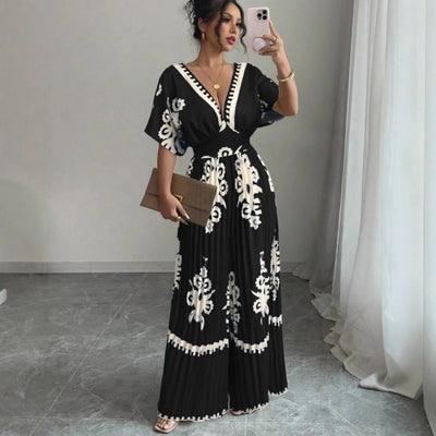Printed Short Jumpsuit