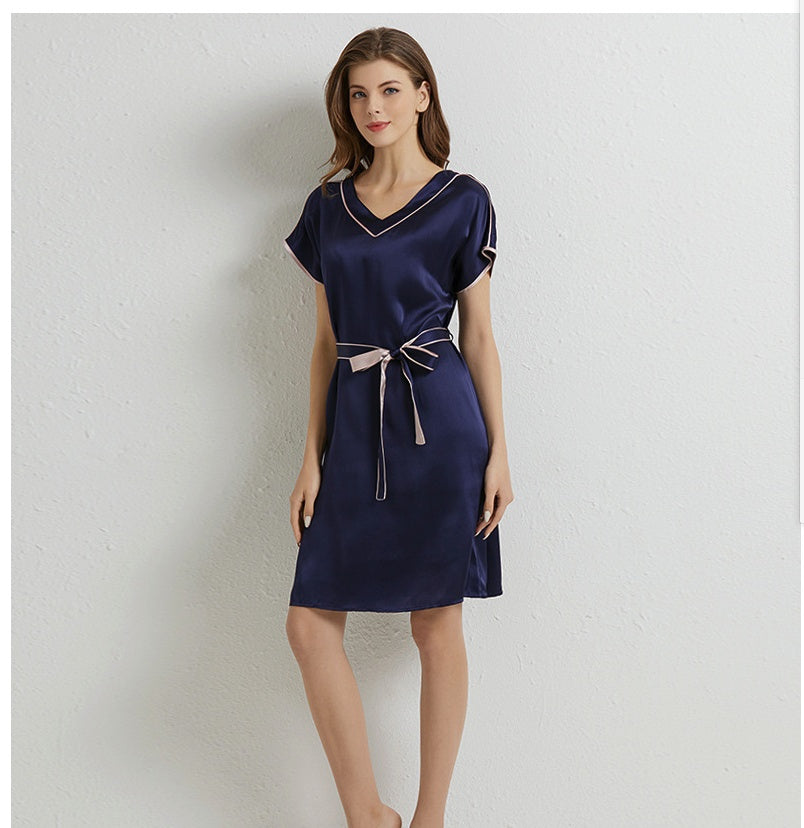 Chemise de nuit en soie