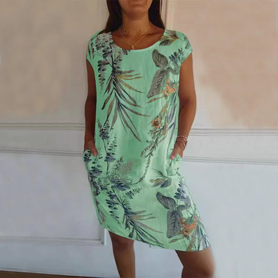 Robe imprimée coupe ample