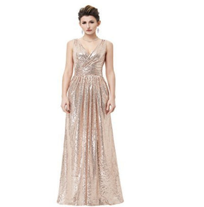Robe à paillettes slim