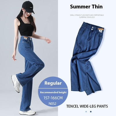 Women's Light  Wide-Leg Jeans - Shé Hauté