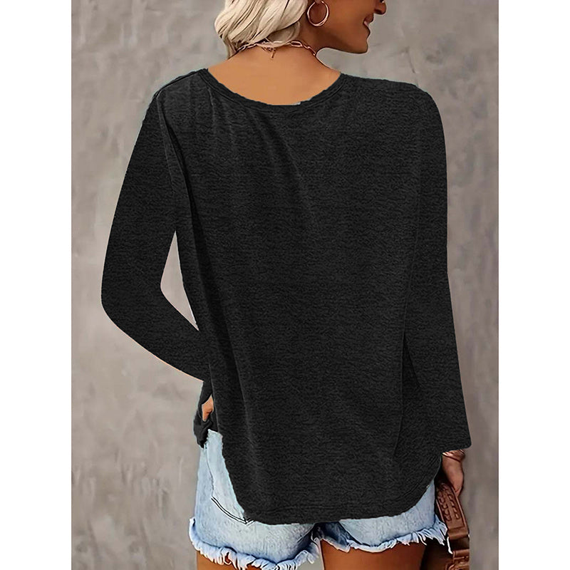 Long Sleeve Basic Tops – Women