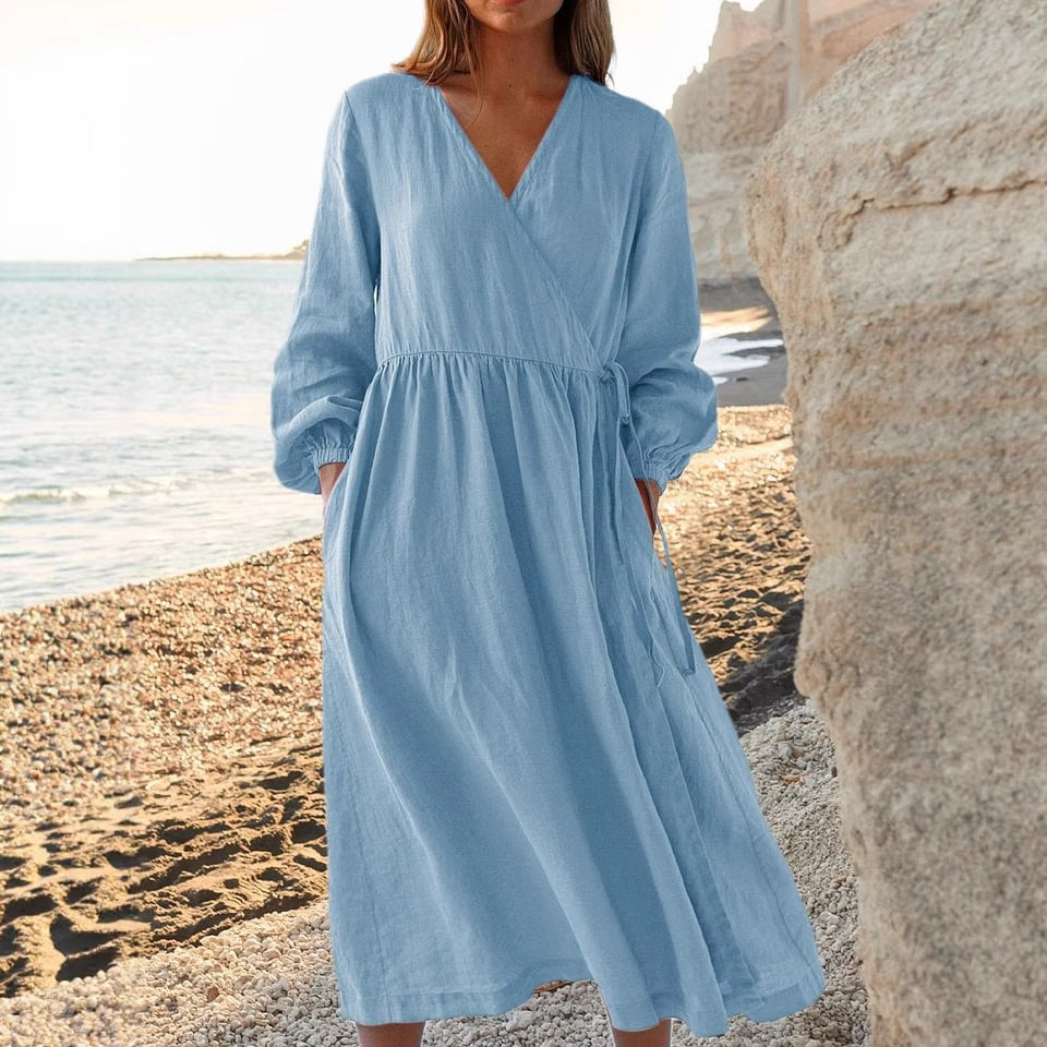 Cotton Linen Dress