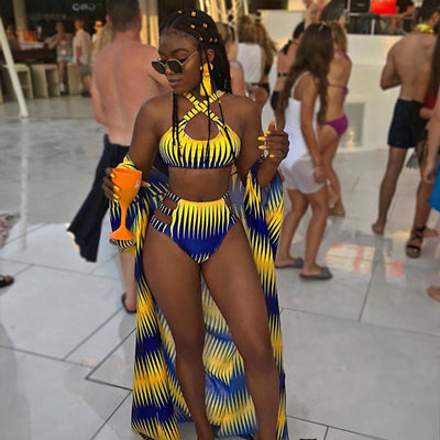 Split high waist bikini - Shé Hauté