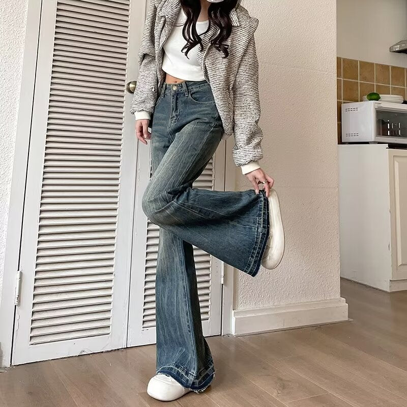 Women's Loose Flared Jeans - Shé Hauté