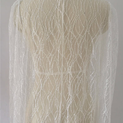 Robe à paillettes croisées