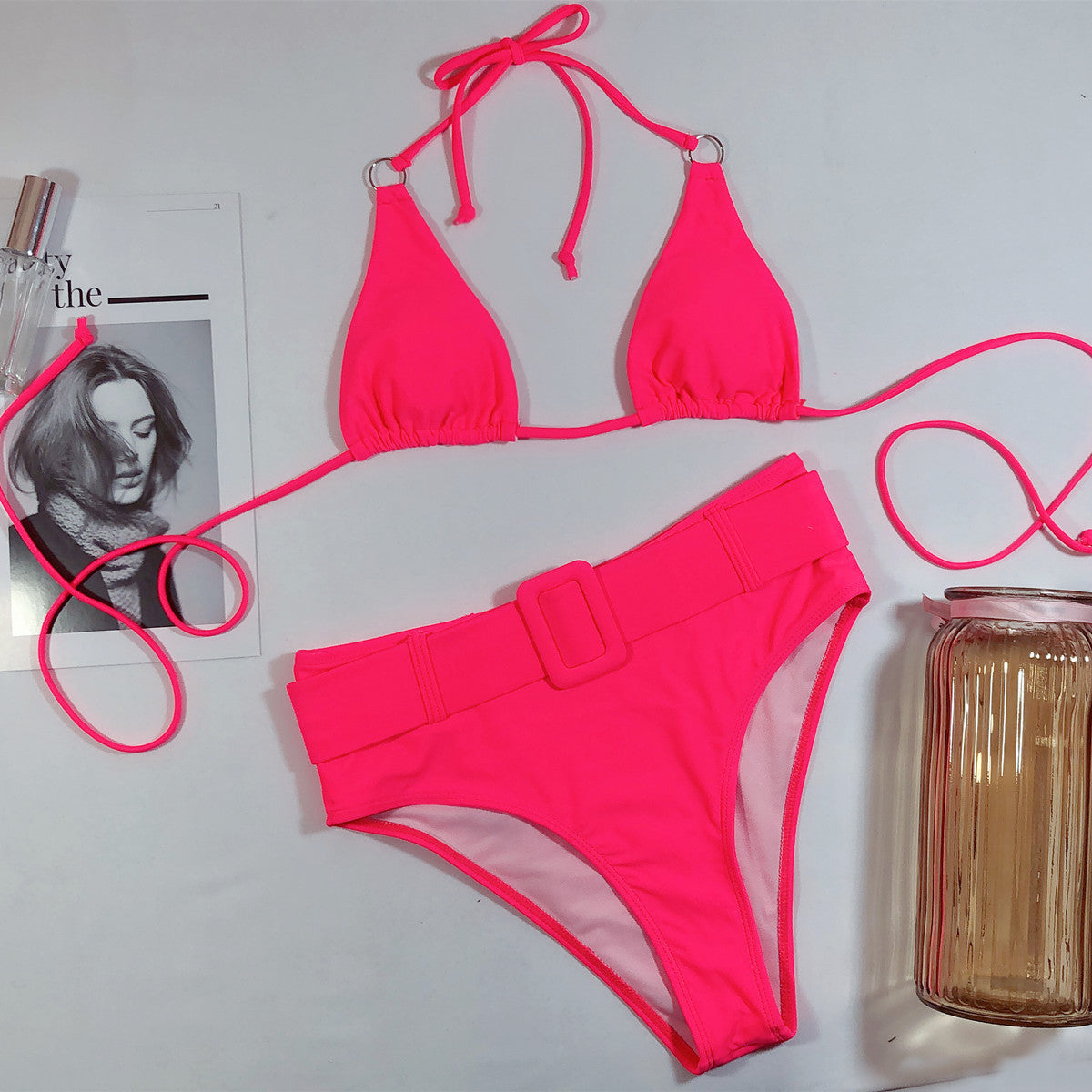 Printed halter bikini - Shé Hauté