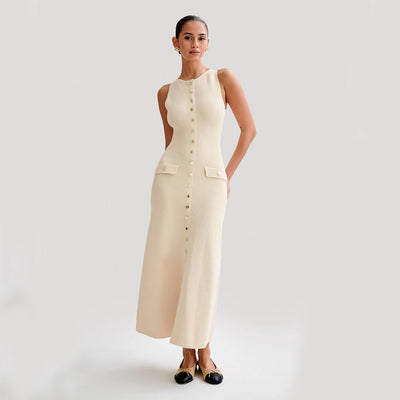Knitted Slim Maxi Dress