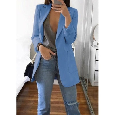Blazer à revers slim