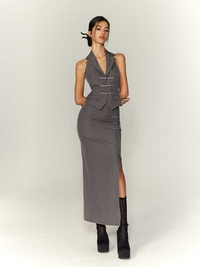 Ensemble gilet oriental